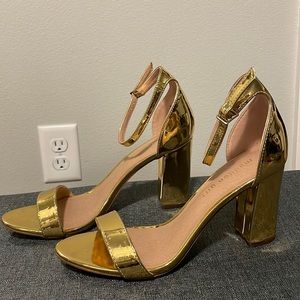 Gold Madden Girl, 3-inch heels